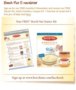 Beech-Nut Facebook Offer