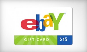 $7 for $15 Ebay Giftcard
