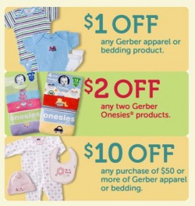 Gerber Childrenswear Baby Clothes Coupons