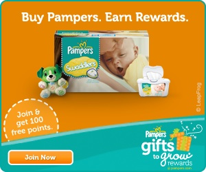 Free Pampers Gifts to Grow  Points